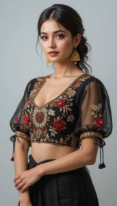 thread embroidery blouse designs 72