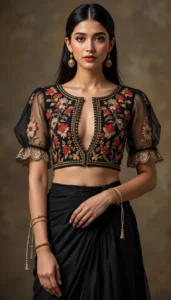 thread embroidery blouse designs 73