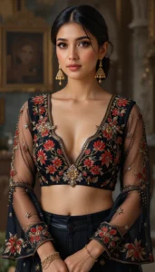 thread embroidery blouse designs 79