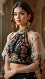 thread embroidery blouse designs 88