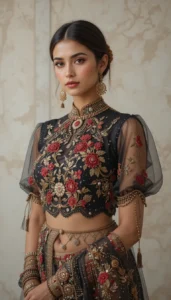 thread embroidery blouse designs 89