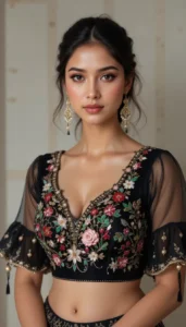 thread embroidery blouse designs 9