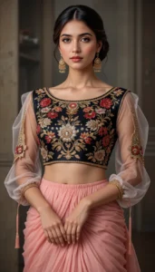 thread embroidery blouse designs 92