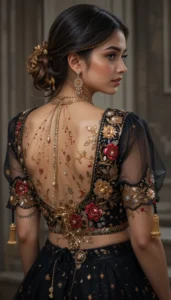 thread embroidery blouse designs 94