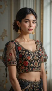 thread embroidery blouse designs 96