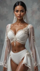 designer blouse white artificial intelligence 204