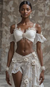 designer blouse white artificial intelligence 209