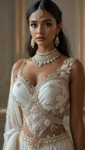 designer blouse white artificial intelligence 236