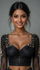 sweetheart neckline blouse ai embroidery 10