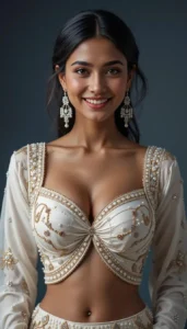 sweetheart neckline blouse ai embroidery 11