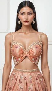 sweetheart neckline blouse ai embroidery 48