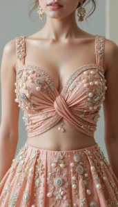 sweetheart neckline blouse ai embroidery 50