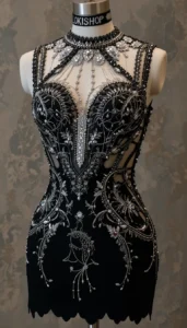 Ai Technology Images womens bodycon dress 244