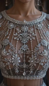 Boat Neck Blouse Design ideas ai 104