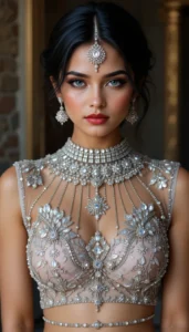 Boat Neck Blouse Design ideas ai 106