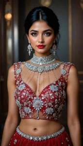 Boat Neck Blouse Design ideas ai 44