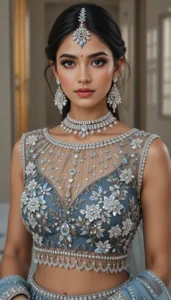 Boat Neck Blouse Design ideas ai 50