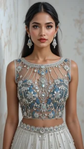 Boat Neck Blouse Design ideas ai 63