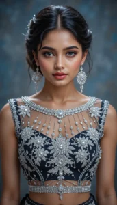 Boat Neck Blouse Design ideas ai 66