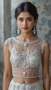 Boat Neck Blouse Design ideas ai 68