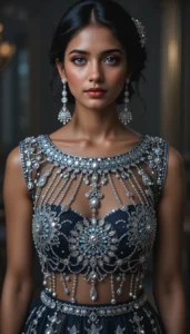 Boat Neck Blouse Design ideas ai 83