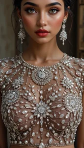 Boat Neck Blouse Design ideas ai 87