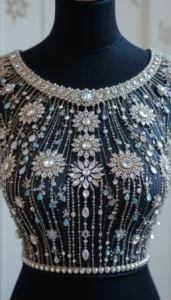 Boat Neck Blouse Design ideas ai 90