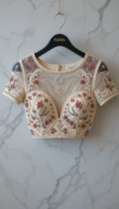 different types of womens blouse ai embroidery105