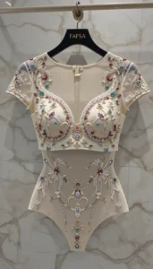 different types of womens blouse ai embroidery108