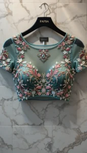 different types of womens blouse ai embroidery120