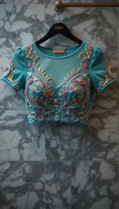 different types of womens blouse ai embroidery123