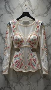 different types of womens blouses ai embroidery32