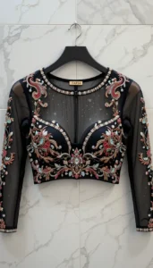 different types of womens blouses ai embroidery4