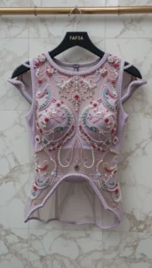 different types of womens blouses ai embroidery41
