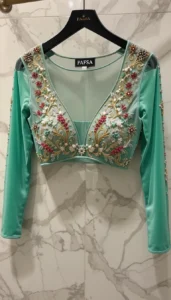 different types of womens blouses ai embroidery49