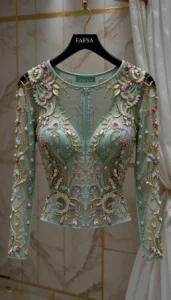 different types of womens blouses ai embroidery50