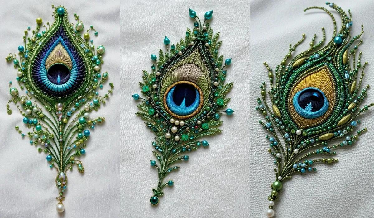 Images of Peacock Feather | Best 30+ Embroidery Design Artificial Intelligence Ideas 1 images of peacock feather embroidery design