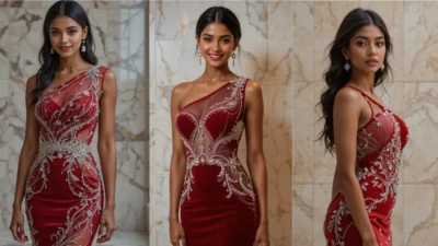 one shoulder short dress easy embroidery designs