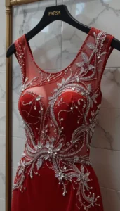 one shoulder short dress easy embroidery designs51