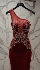 one shoulder short dress easy embroidery designs60