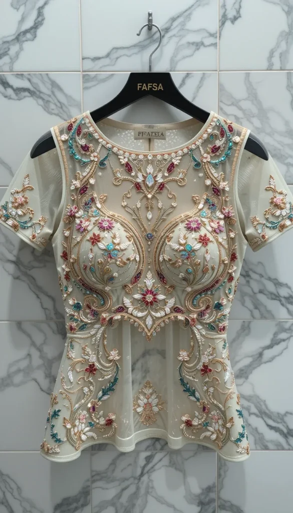 Wedding Aari Work Blouse Hand Designs 20