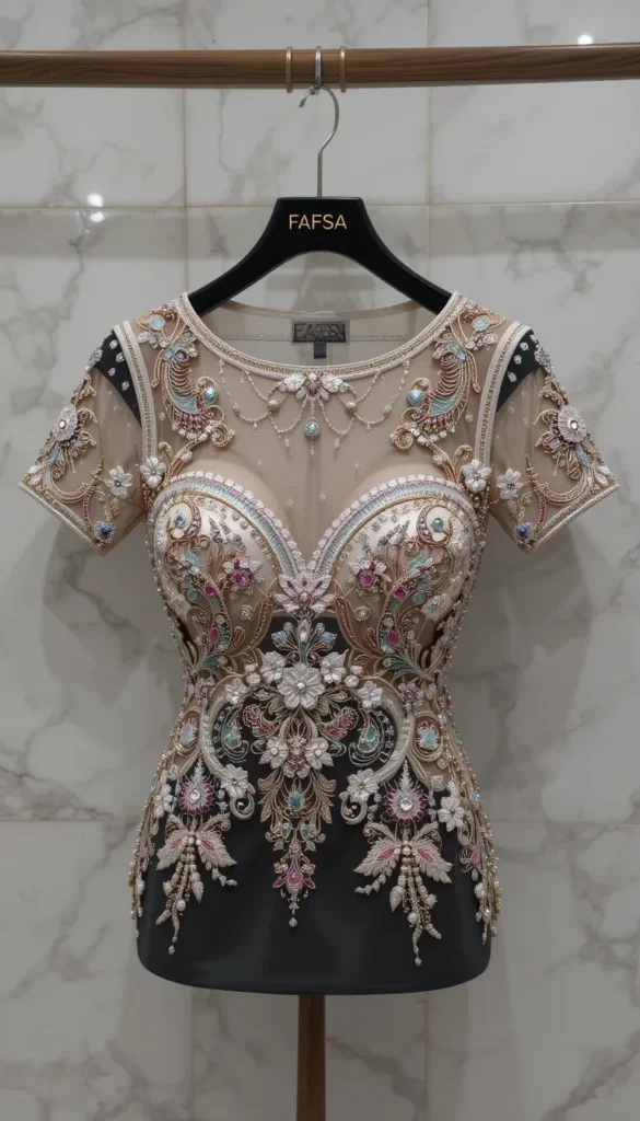 Wedding Aari Work Blouse Hand Designs 29